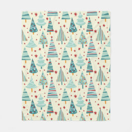 Cobertor De Velo Padrão de inverno do Natal moderno