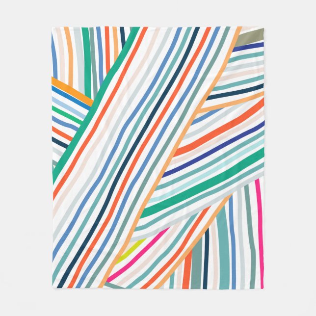 Cobertor De Velo Padrão de linha (Frente)