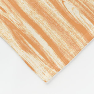 Cobertor De Velo Padrão de madeiras secas - laranja claro e creme