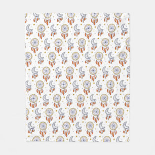 Cobertor De Velo Padrão de Mandala Boho Retro Whimsical