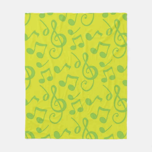 Cobertor De Velo Padrão de música (Frente)