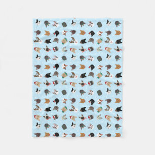 Cobertor De Velo Padrão de Natal de Cat