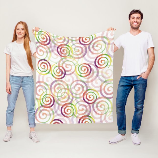 Cobertor De Velo Padrão de Natal do Arco-Íris Bonito (In Situ)