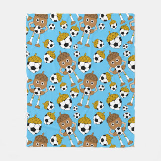 Cobertor De Velo Padrão de Nut de Futebol