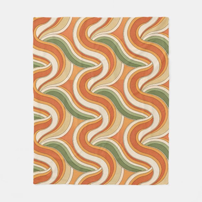 Cobertor De Velo Padrão de ondas mágicas (Frente)