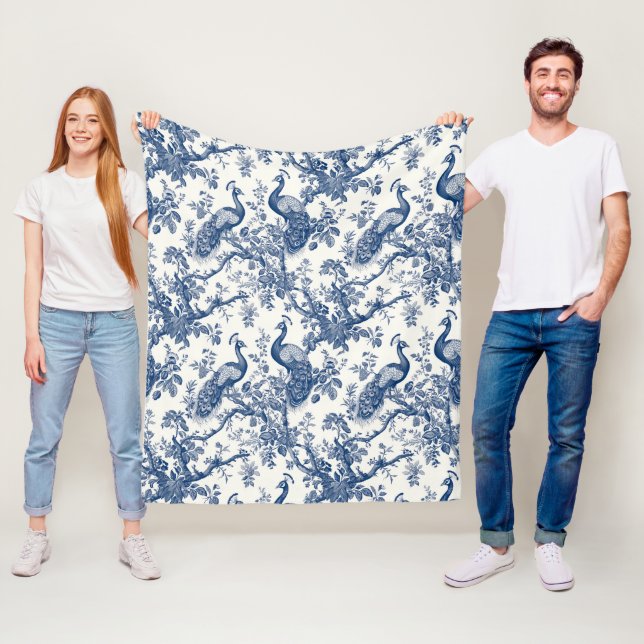 Cobertor De Velo Padrão de Peacock do Toile Francês (In Situ)