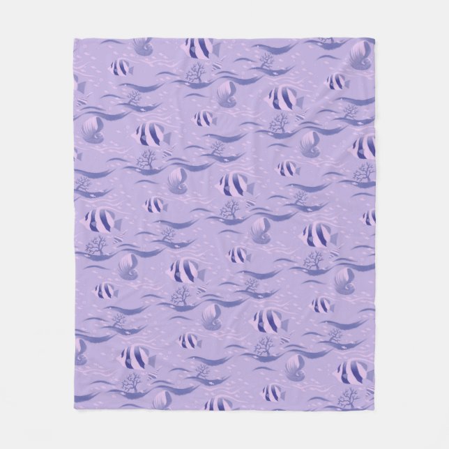 Cobertor De Velo Padrão de Peixe (Frente)