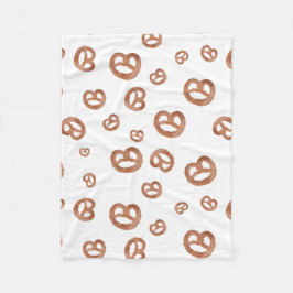 Cobertor De Velo Padrão de Pretzel de Mola Salgada