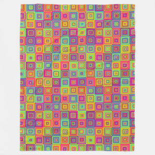 Cobertor De Velo Padrão de Quadrados