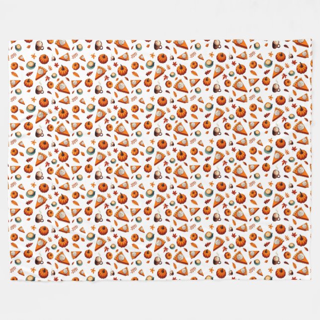 Cobertor De Velo Padrão de queda (Frente (Horizontal))