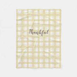 Cobertor De Velo padrão de queda de tartan neutro