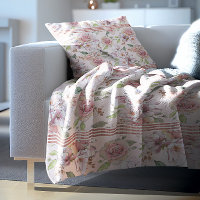Padrão de rosas rosa pastoso de vindima