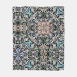 Cobertor De Velo Padrão de Rosetas do Jardim Suculento de abstrato 