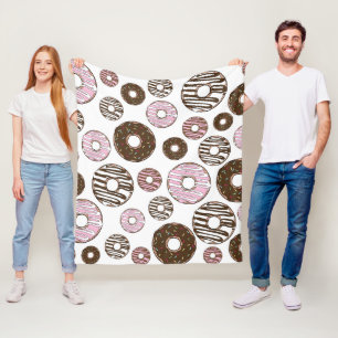 Cobertor De Velo Padrão De Rosquinhas, Rosquinhas Rosa, Rosquinhas 