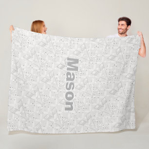 Cobertor De Velo Padrão de setas de equipes modernas do Salão de Me