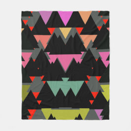 Cobertor De Velo Padrão de Triângulo Geométrico