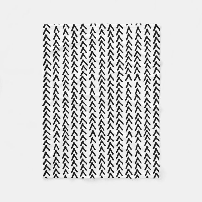 Cobertor De Velo Padrão de Tribo Russo Negro (Frente)