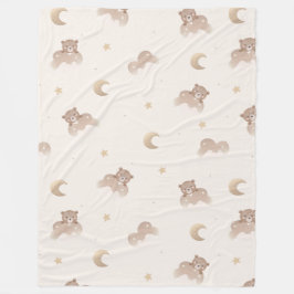 Cobertor De Velo Padrão de Urso Bonito