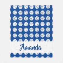 Padrão de Voleibol Azul e Branco