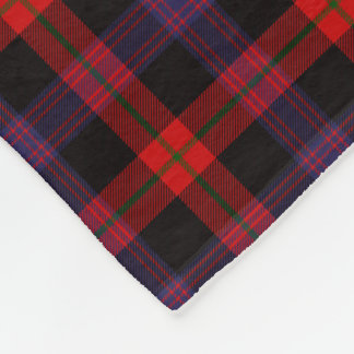 Cobertor De Velo Padrão de Xadrez de Tartan da Família Brown
