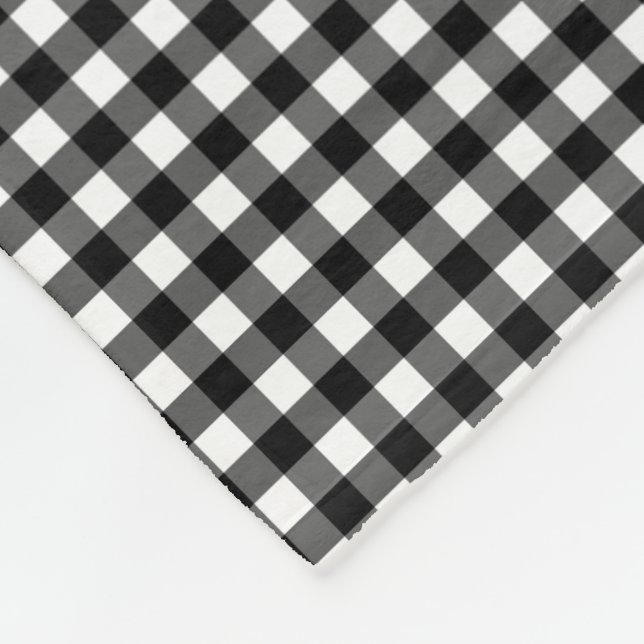 Cobertor De Velo Padrão de Xadrez de Verificação de Gingham Clássic (Quina)