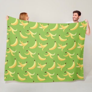 Cobertor De Velo Padrão divertido de festa com piadas de banana col