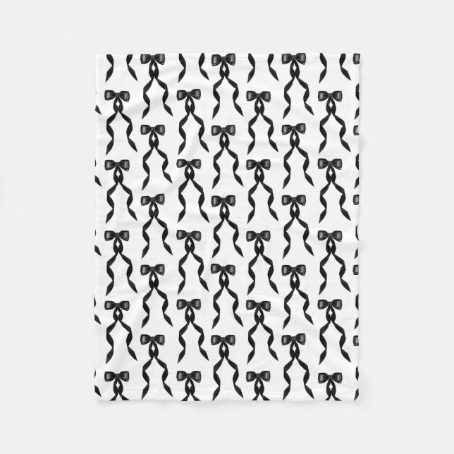 Cobertor De Velo Padrão do Arco Preto da Aquarela do rico (Frente)