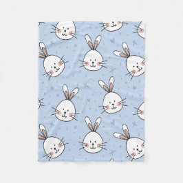 Cobertor De Velo Padrão do coelho coelho adorável