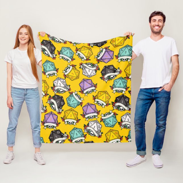 Cobertor De Velo Padrão do Conjunto de Dados D20 (In Situ)