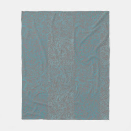 Cobertor De Velo Padrão do terreno azul 01bx4 Cinza BG