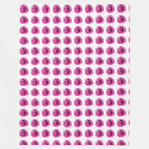 Cobertor De Velo Padrão do ventilador rosa