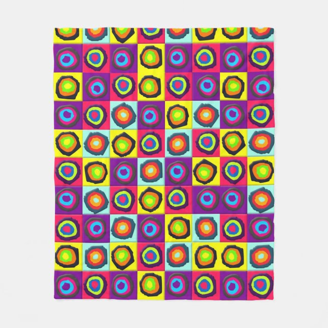 Cobertor De Velo padrão dos círculos (Frente)