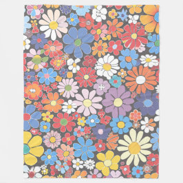 Cobertor De Velo Padrão Elegante de Vibrant Millefiori