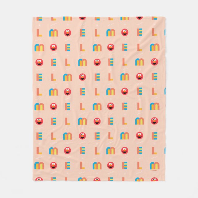 Cobertor De Velo Padrão Elmo Moderno (Frente)