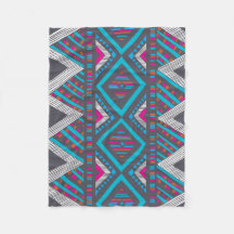 Padrão Étnico Ornamental Fleece Blanket