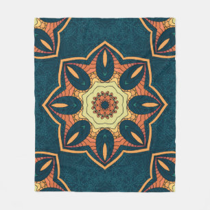 Cobertor De Velo Padrão étnico uniforme com mandala. ilustração