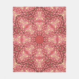 Cobertor De Velo padrão étnico uniforme de abstrato flor mandala