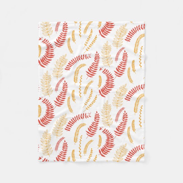 Cobertor De Velo Padrão floral (Frente)