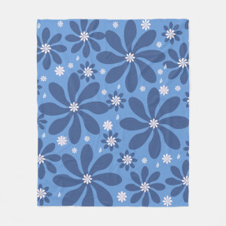 Cobertor De Velo Padrão Floral Azul - Acesso ao Na moda