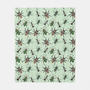 Cobertor De Velo Padrão Floral bonito