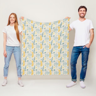 Cobertor De Velo Padrão floral bonito com borboletas
