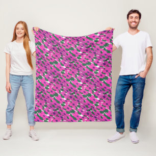 Cobertor De Velo Padrão Floral Clássico bonito Rosa
