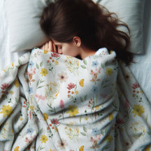 Padrão Floral de Flor Selvagem