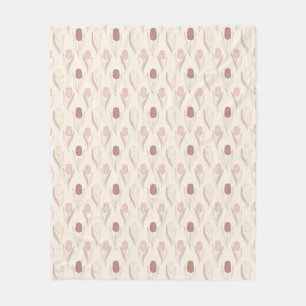 Cobertor De Velo Padrão Floral de Tulipa Moderna