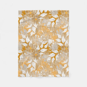 Cobertor De Velo Padrão floral elegante.