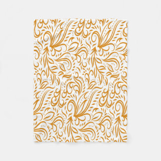 Cobertor De Velo Padrão Floral Elegante