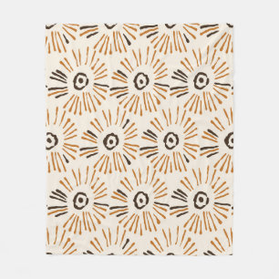 Cobertor De Velo Padrão floral geométrico batik sem costura no outo