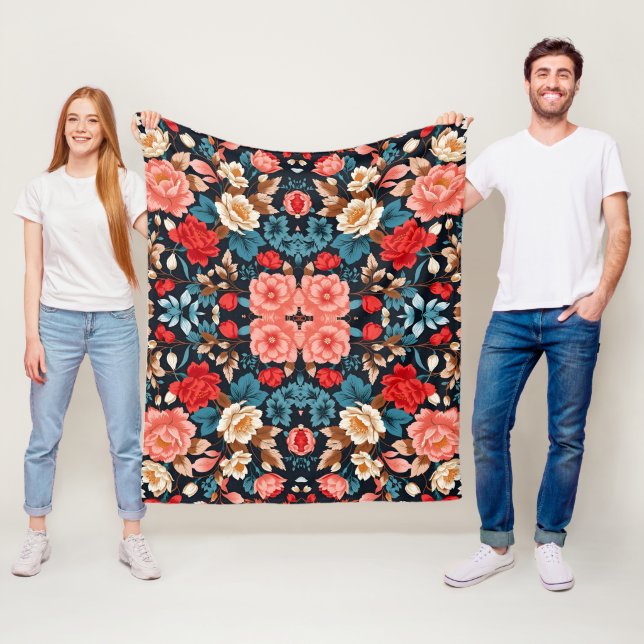 Cobertor De Velo Padrão Floral Invisível Elegante e Desenho de Eter (In Situ)