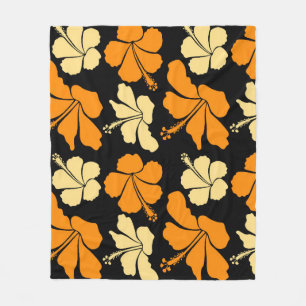 Cobertor De Velo Padrão floral natural tropical havaiano sem costu