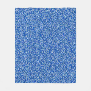 Cobertor De Velo Padrão floral simples do fazendeiro em azul